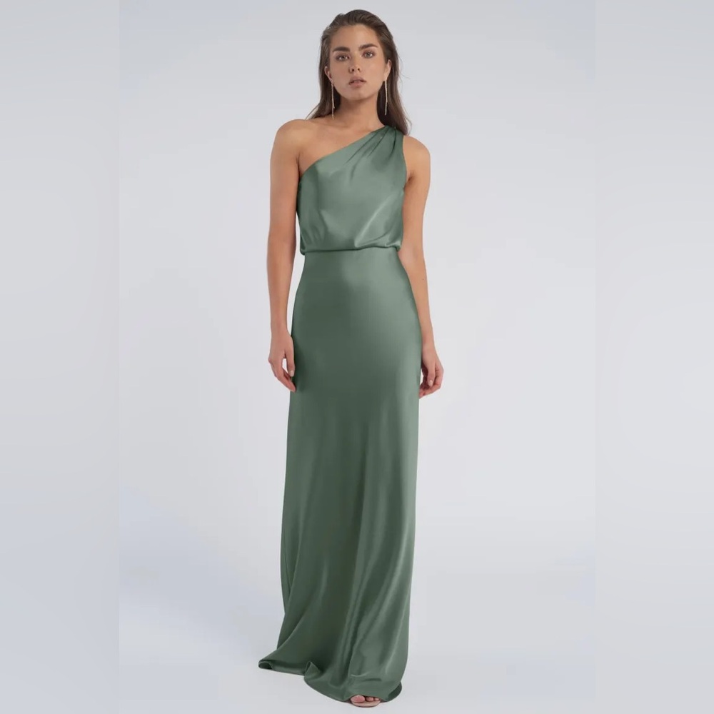 Jenny Yoo Sterling Dress in eucalyptus, 0